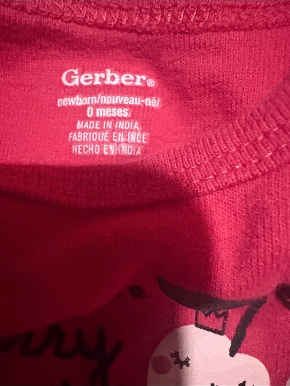 Gerber Pink Newborn Onesie with White Dot Detail 4 bundle